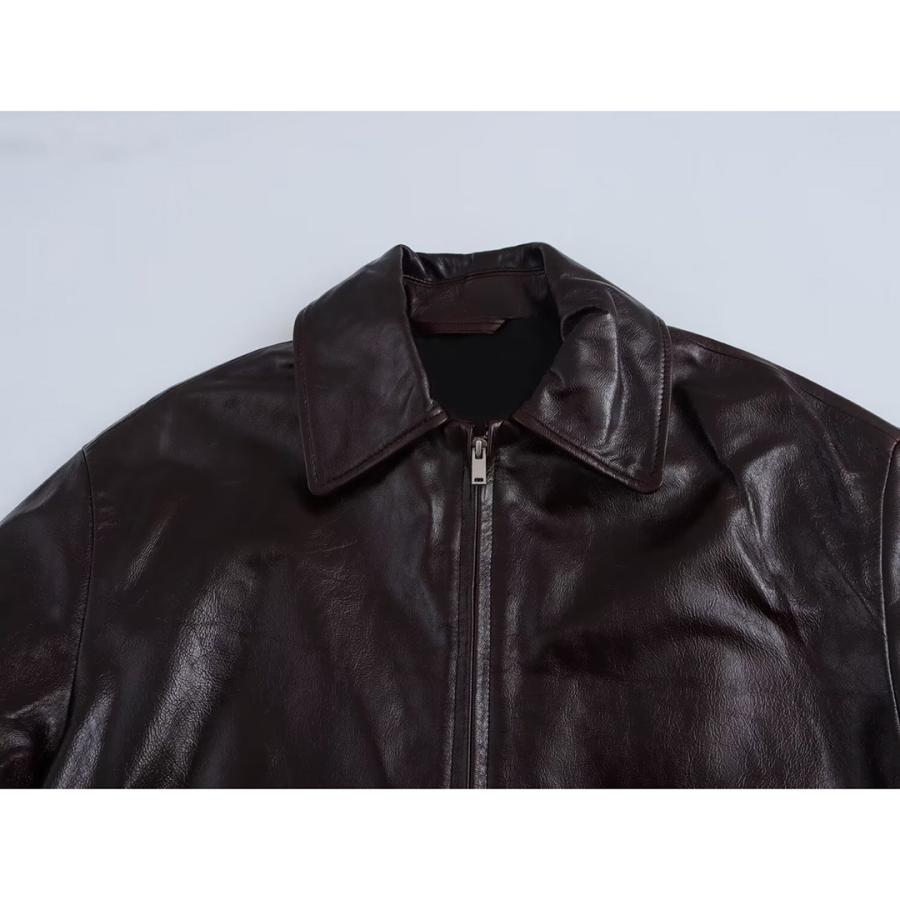 Mens Leather Jacket  |  Outerwear Clothing brown