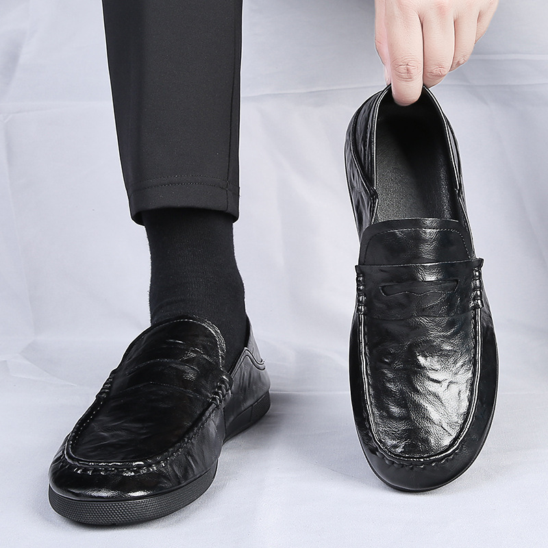 Mens Leather Loafers  |  Shoes Mens Black