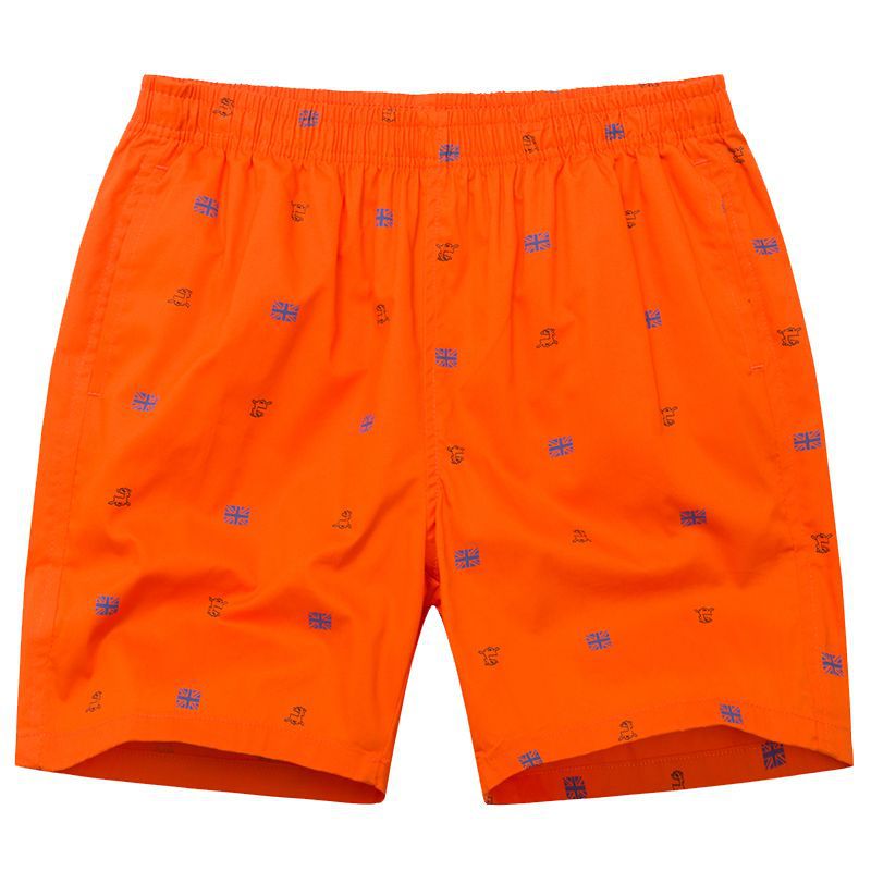 Mens Printed Swim Shorts  |  Shorts Clothing Bright orange