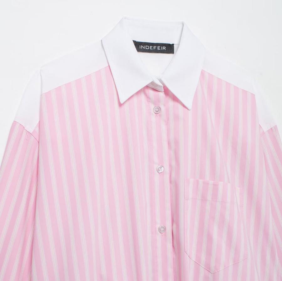 Mens Stripe Button-Up Shirt  |  Shirts Clothing Mens