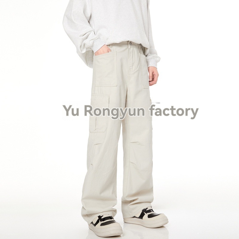 Mens Twill Trousers  |  Trousers Clothing Ivory white