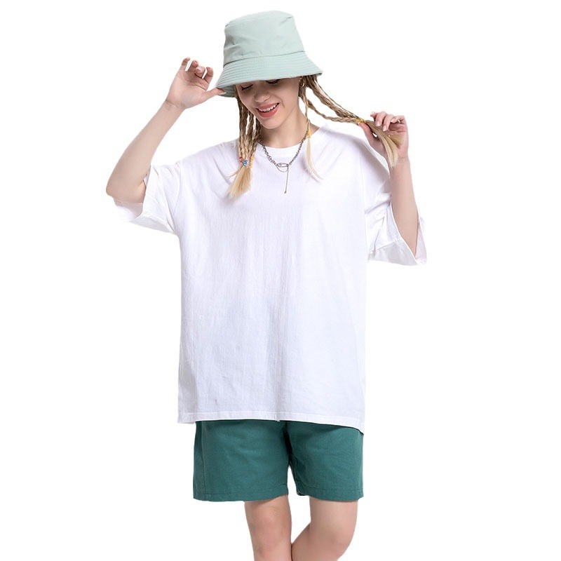 Womens Crew Neck T-Shirt- Relaxed Fit Unisex  |  T-Shirts Clothing Optic White