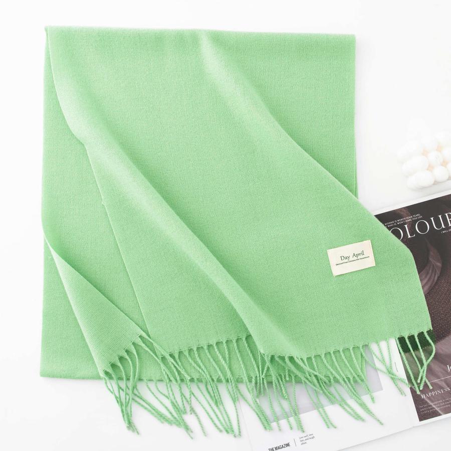 Womens Fringe Alpaca Scarf  |  Scarves Scarves Neon green