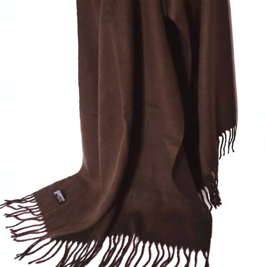 Womens Fringe Wool Scarf – Skinny  |  Scarves Scarves Black