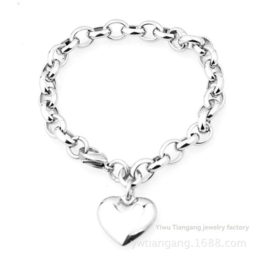 Womens Heart Charm Necklace  |  Jewellery Jewellery Antique Silver