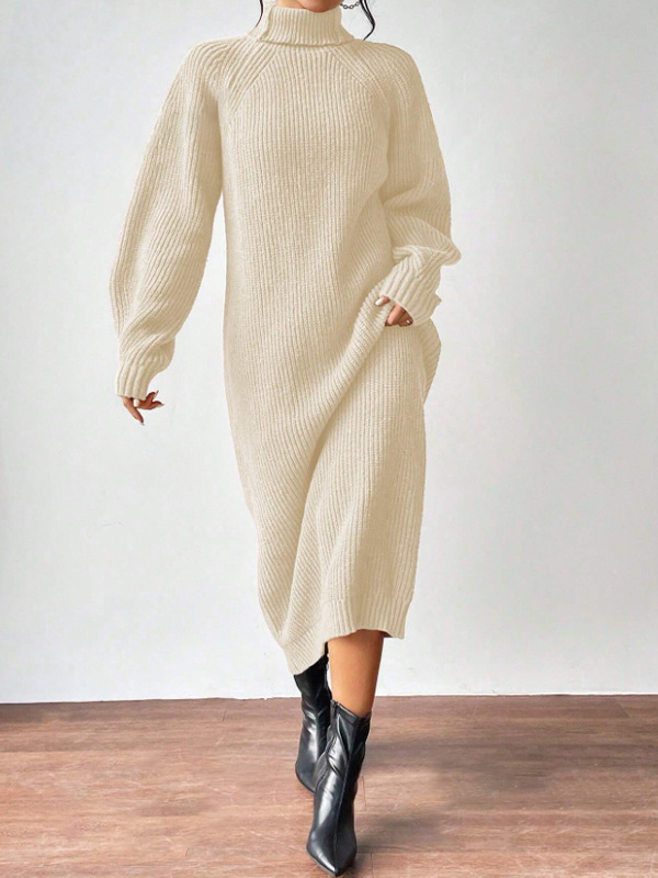 Womens Hooded Wool Dress Runway Show  |  Dresses Clothing Camel beige