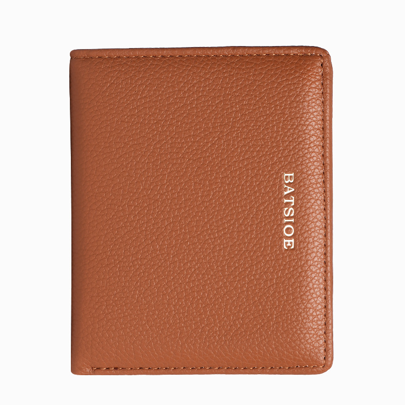 Womens Leather Trifold Wallet  |  Small Leather Goods Shoes & Accessories Camel brown