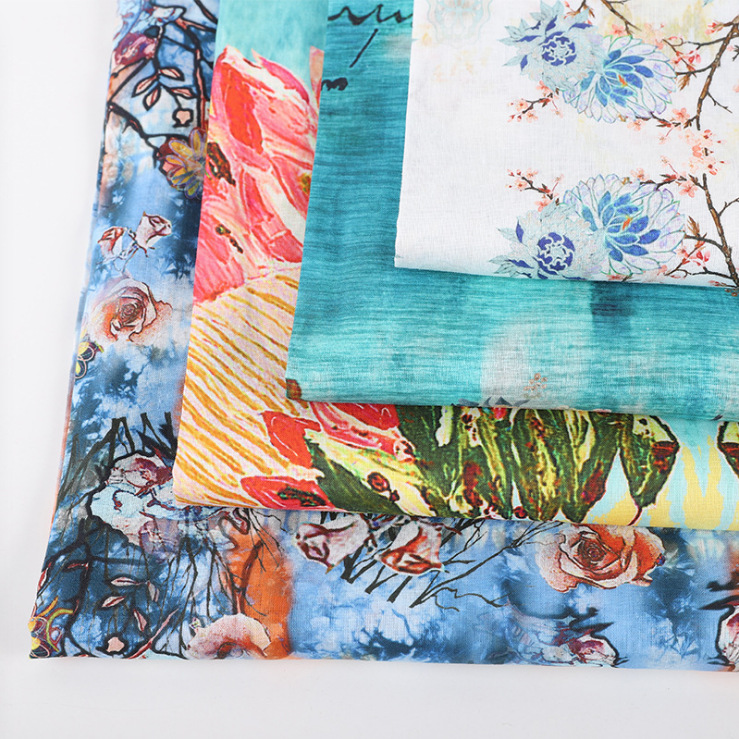 Womens Print Silk Scarf  |  Scarves Scarves Blue