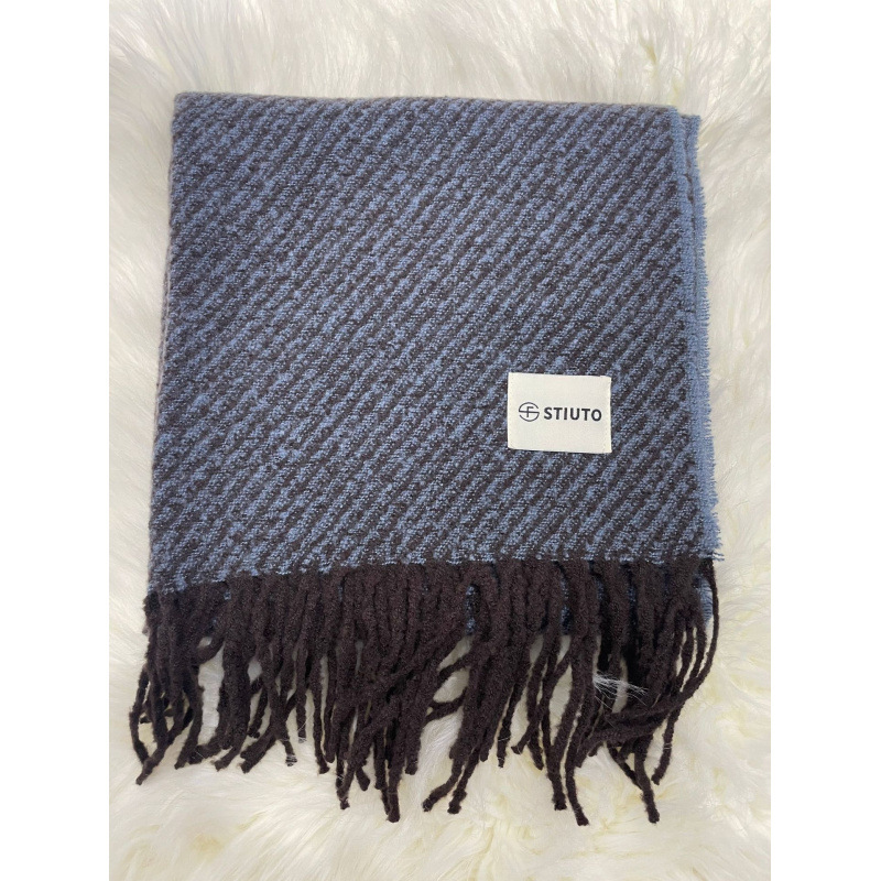 Womens Wool Mohair Scarf – Narrow  |  Scarves Scarves Black