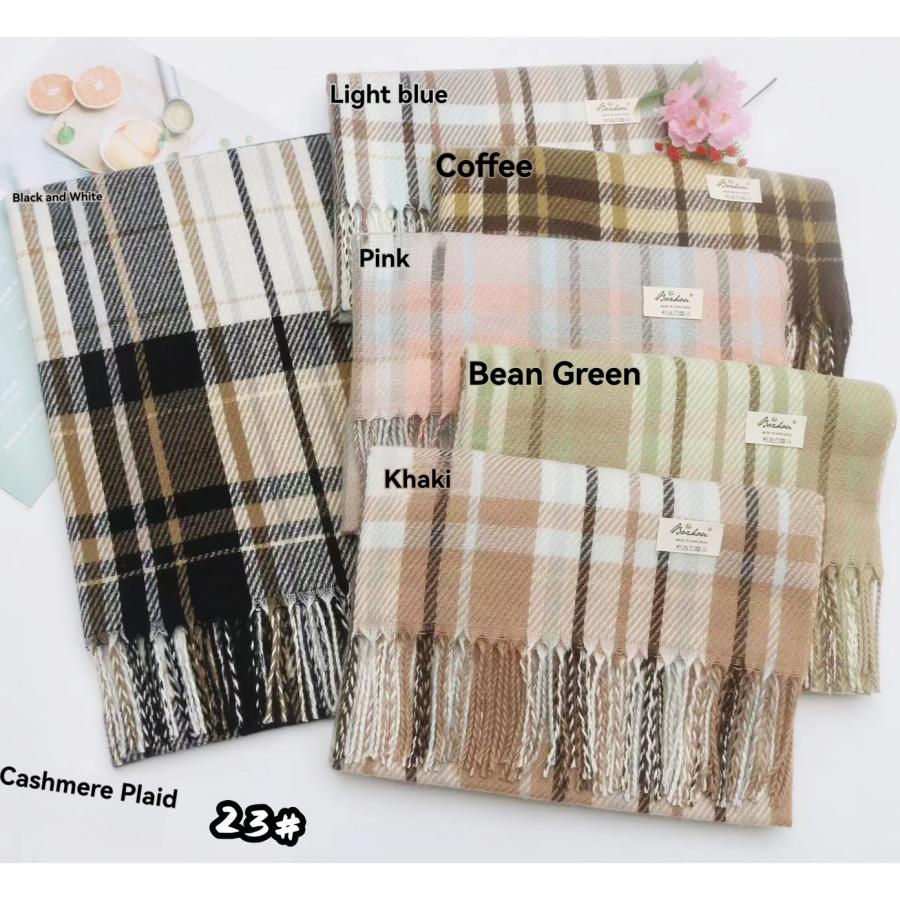 Womens Plaid Fringe Scarf  |  Scarves Scarves Scarves