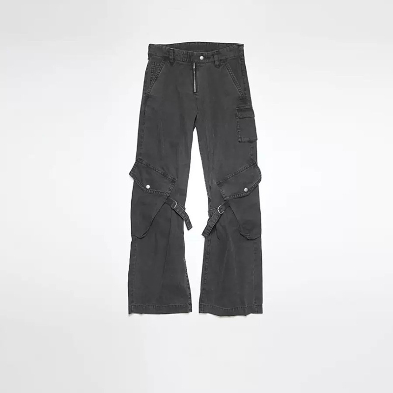 Womens Cargo Trousers  |  Trousers Clothing Charcoal Grey