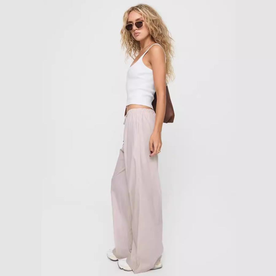 Womens Relaxed Fit Trousers  |  Trousers Clothing Pale blue